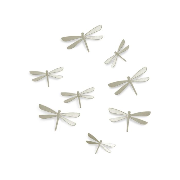 Umbra - Wallflutter Wall Decor - Brushed Nickel
